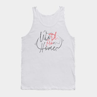 Work From Home letter Tank Top